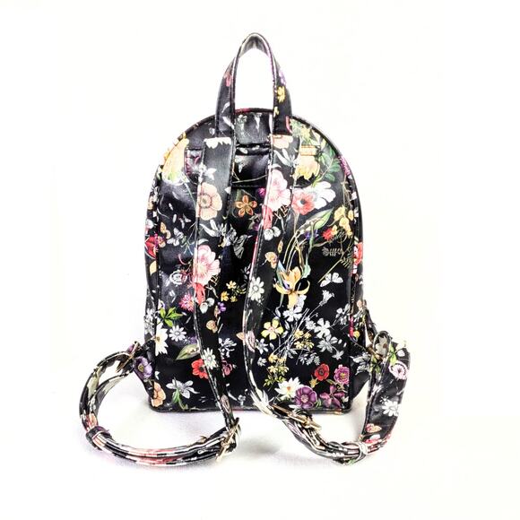 Marc New York Andrew Marc Floral Print Backpack with Matching Pouch – Black - Picture 3 of 9